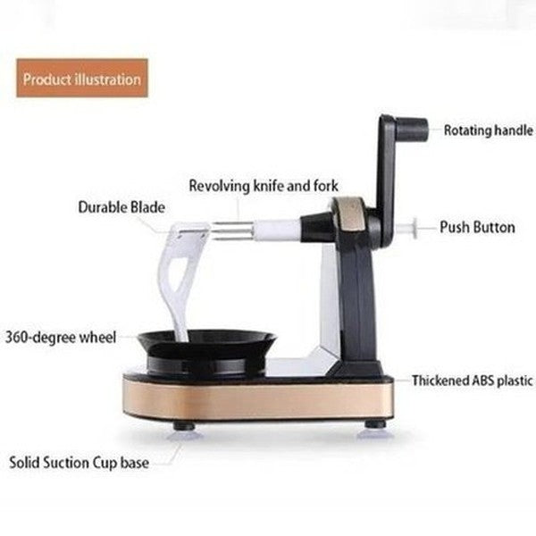 Apple Peeler Machine Kitchen Slicers Hand-cranked Apple Peeler Gadget – Dondepiso