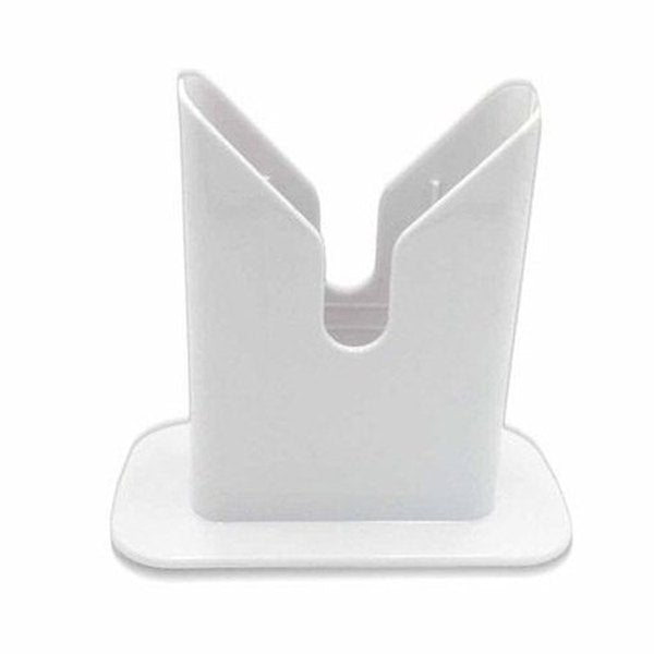 Bagel Slicer Guillotine Kitchen Slicers White Manual Bagel Cutter Guillotine With Stainless Steel Blade · Dondepiso