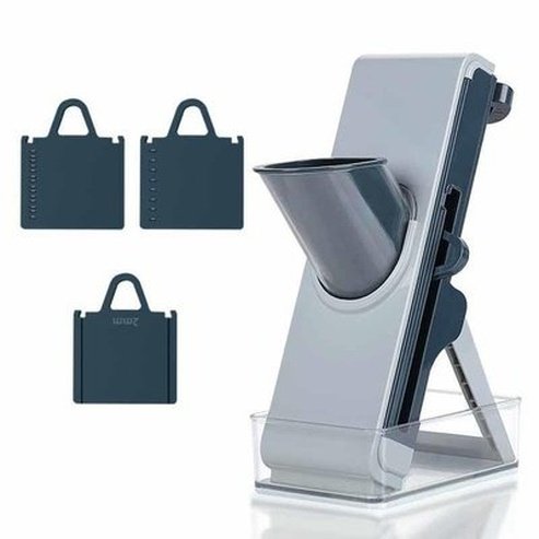 Guillotine Vegetable Slicer Kitchen Slicers blue Multifunction Guillotine Vegetable Cutter β Dondepiso