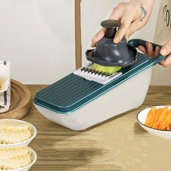 Slicer Onion Cheese Grater Kitchen Slicers Green Multifunction Vegetable Cutter Onion Cheese Grater · Dondepiso