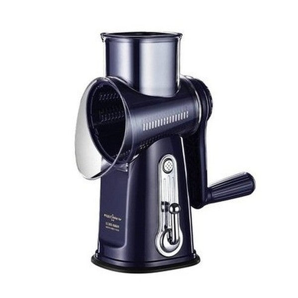 Multifunction Veggie Slicer Kitchen Slicers Navy Blue Multifunctional Manual Drum Veggie Slicer · Dondepiso