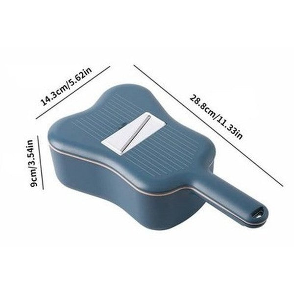 Vegetable Slicer Grater Kitchen Slicers Blue Multifunctional Vegetable Slicer Grater Basket · Dondepiso