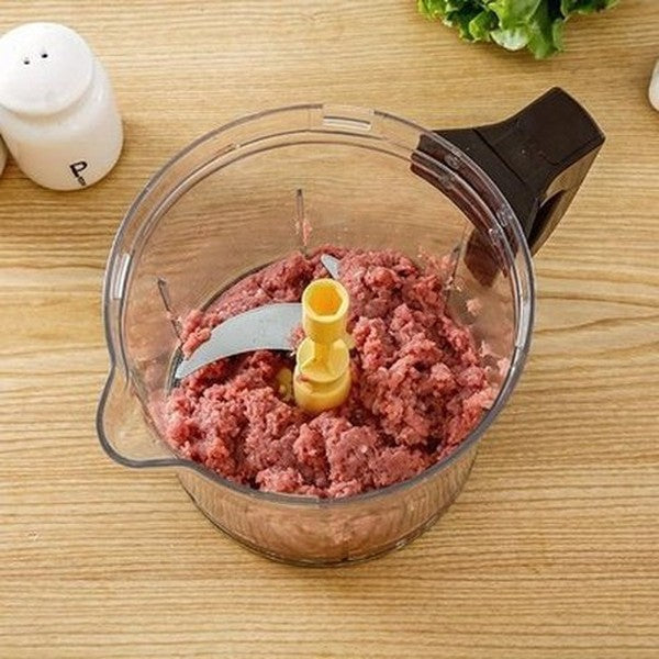 Manual Food Processor Kitchen Slicers Yellow Powerful Manual Kitchen Food Processor · Dondepiso