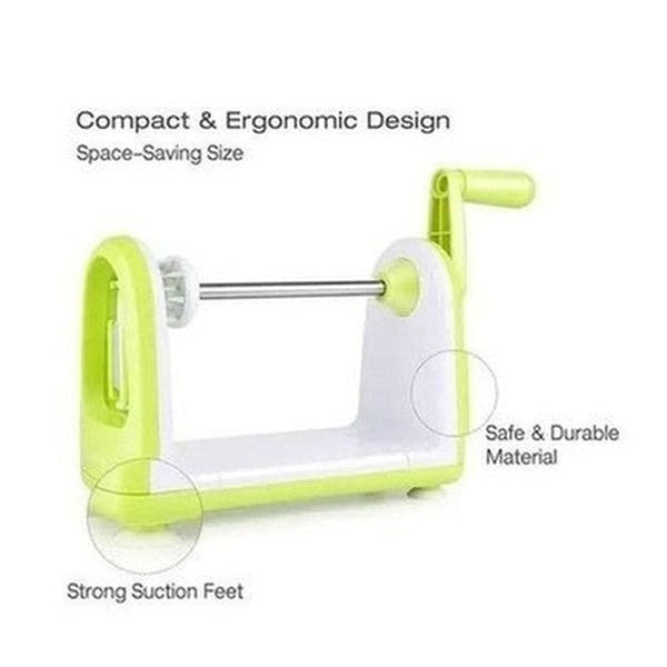Spiralizer Vegetable Slicer Kitchen Slicers Blue Spiral Vegetable Slicer Gadget – Dondepiso