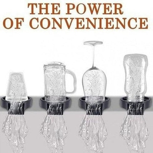 Wine Glass Rinser Kitchen Tools & Utensils Black Automatic Wine Glass Rinser For Kitchen Sink · Dondepiso