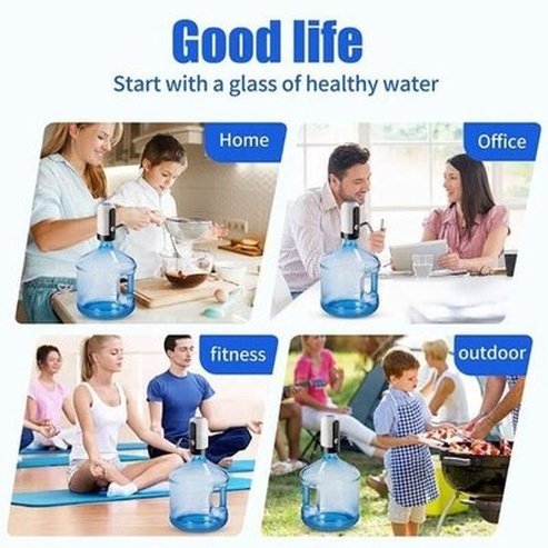 Mini Water Bottle Pump Kitchen Tools & Utensils Portable Electric Mini Water Bottle Pump · Dondepiso