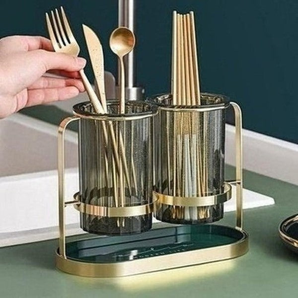 Cutlery Storage Rack Kitchen Utensil Holders & Racks