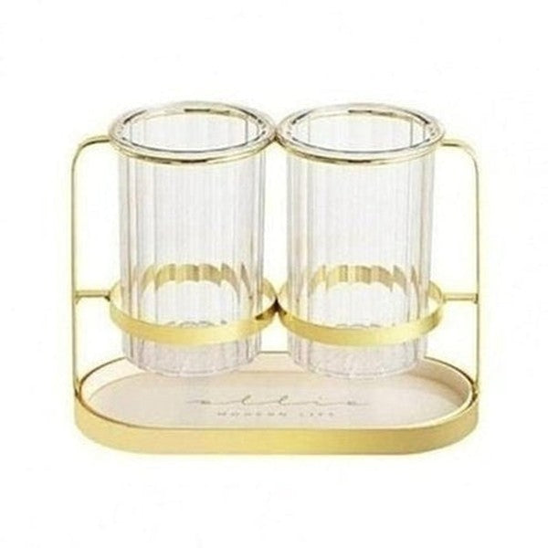 Cutlery Storage Rack Kitchen Utensil Holders & Racks Golden