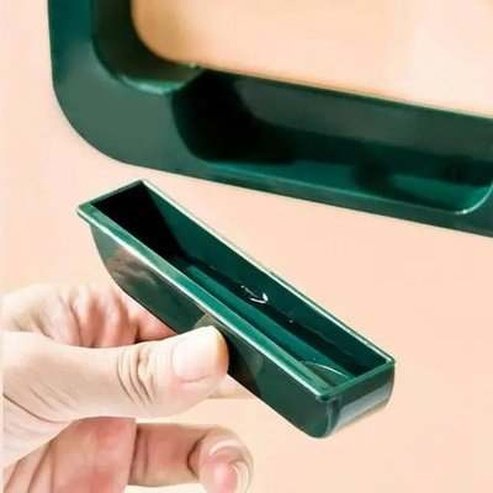 Pot Lid Rack Kitchen Utensil Holders & Racks Double Layer Pot Lid Holder with Drain Box · Dondepiso