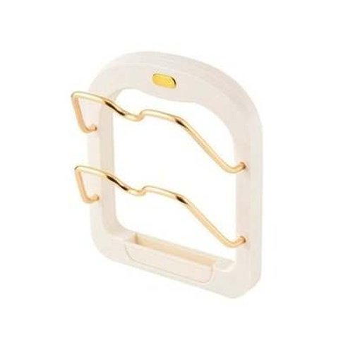 Pot Lid Rack Kitchen Utensil Holders & Racks White Double Layer Pot Lid Holder with Drain Box · Dondepiso