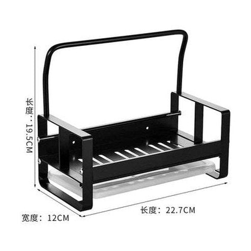 Cleaning Brush Sink Rack Kitchen Utensil Holders & Racks Black Large sink rack for cleaning brushes · Dondepiso