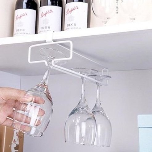 Wine Glass Cup Rack Kitchen Utensil Holders & Racks Multifunction Hanging Wine Glass Rack – Dondepiso