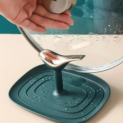 Pan Lid Holder Kitchen Utensil Holders & Racks Pan Lid Holder Spoon Holder Pot Spatula Organizer – Dondepiso