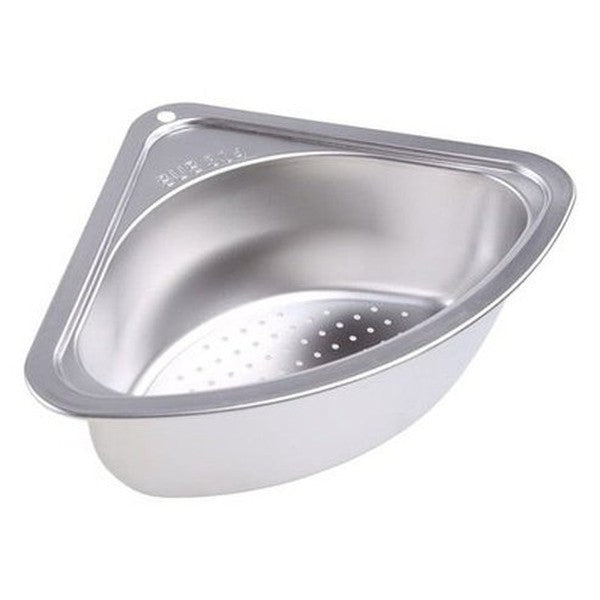 Sink Drain Sponge Holder Kitchen Utensil Holders & Racks Silver Triangular Scourer Holder Sink Drain Sponge Holder - Dondepiso