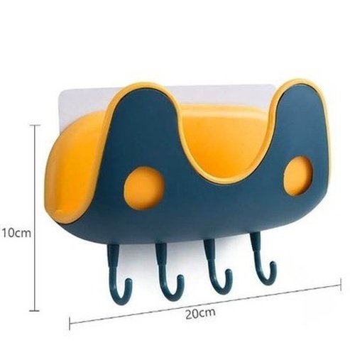 Wall Mount Pot Lid Holder Kitchen Storage Rack Hook Punch Free. Kitchen Organizer