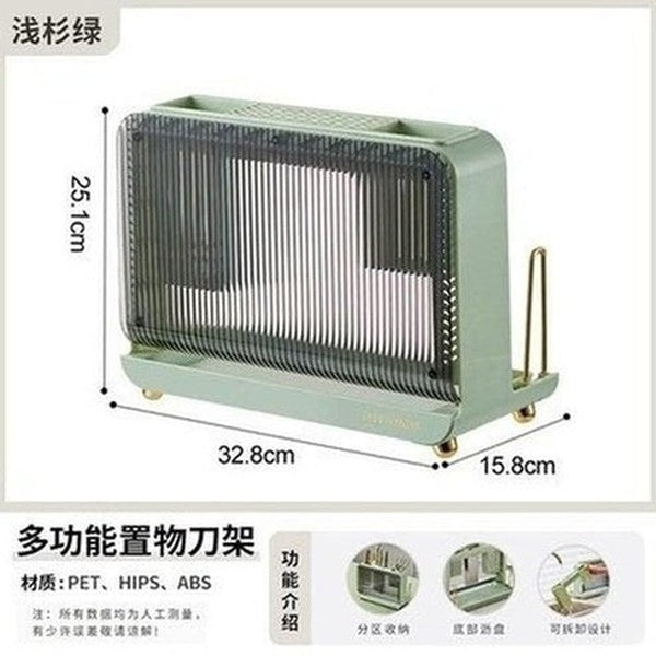 Knife & Cutting Board Rack Knife Blocks & Holders Kitchen Knife Rack and Cutting Boards Holder - Dondepiso