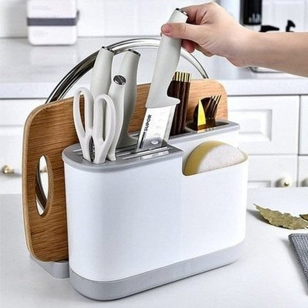 Storage Knife Holder Knife Blocks & Holders Multifunction Kitchen Knife Block Storage Holder · Dondepiso