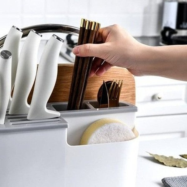 Storage Knife Holder Knife Blocks & Holders Multifunction Kitchen Knife Block Storage Holder · Dondepiso