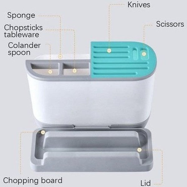 Storage Knife Holder Knife Blocks & Holders Multifunction Kitchen Knife Block Storage Holder · Dondepiso