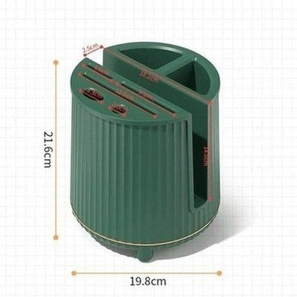 Rotating Drainable Knife Block Organizer