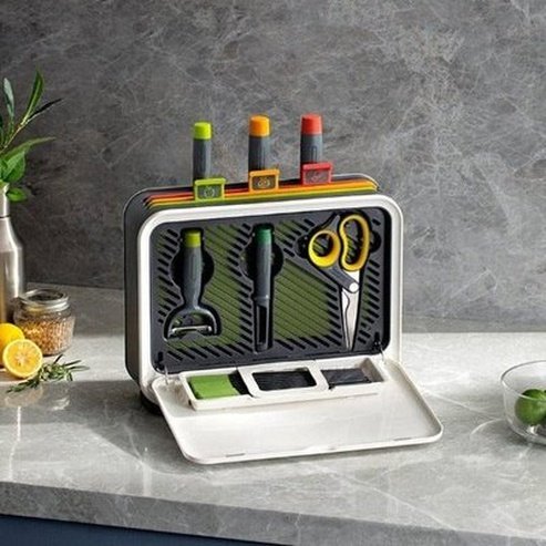 Upgrade Xiaomi Knife Block Knife Blocks & Holders White Upgrade Xiaomi Knife & Cutting Board Storage Block · Dondepiso