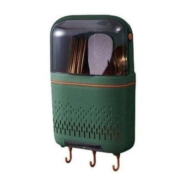 Wall Knife Holder Knife Blocks & Holders Lime green Wall-Mounted Drain Gap Cutlery Cage · Dondepiso