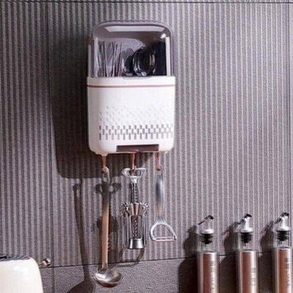 Wall Knife Holder Knife Blocks & Holders Wall-Mounted Drain Gap Cutlery Cage · Dondepiso