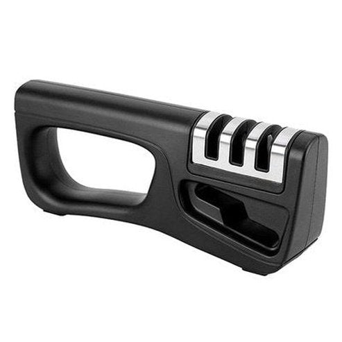 4 in 1 Knife Sharpener Knife Sharpeners Black 4 in 1 Kitchen Knife Sharpener Manual Scissor - Dondepiso