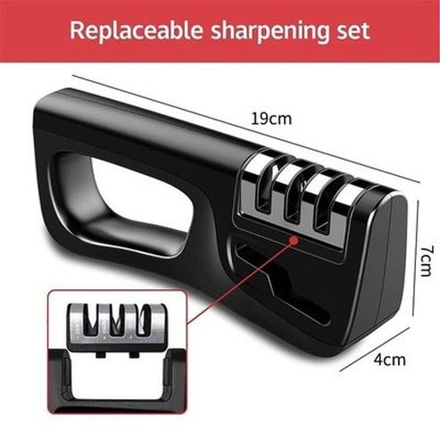 4 in 1 Knife Sharpener Knife Sharpeners 4 in 1 Kitchen Knife Sharpener Manual Scissor - Dondepiso