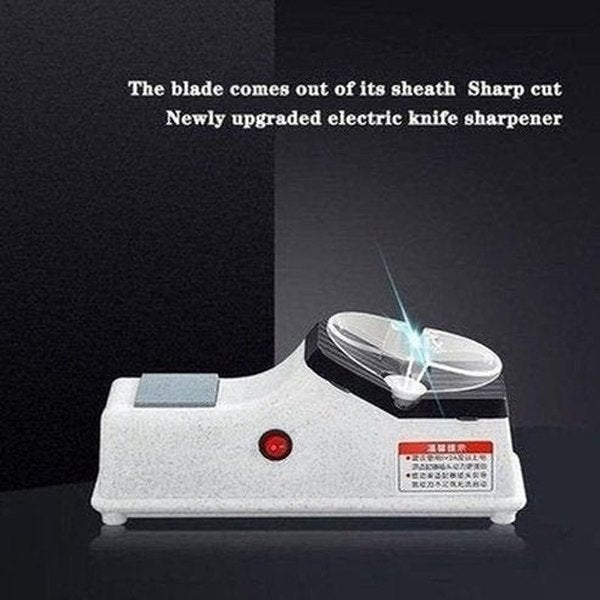Electric Knife Sharpener Knife Sharpeners White Adjustable USB Electric Knife Sharpener - Dondepiso