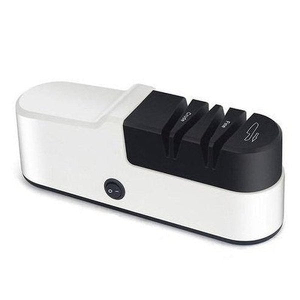 Electric Fast Sharpener Knife Sharpeners Black Electric Knife Sharpener Fast USB Charging - Dondepiso
