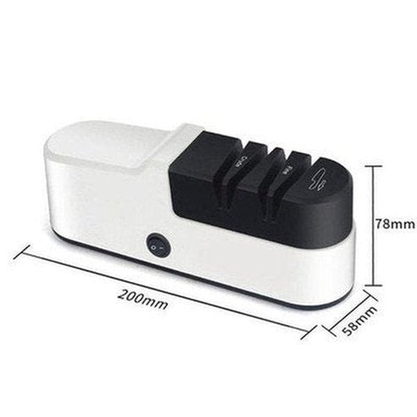 Electric Fast Sharpener Knife Sharpeners Electric Knife Sharpener Fast USB Charging - Dondepiso