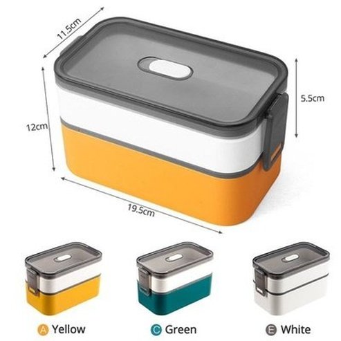 Microwave Lunch Box Lunch Boxes & Totes 1600ml Large Capacity Double Layer Lunch Box · Dondepiso