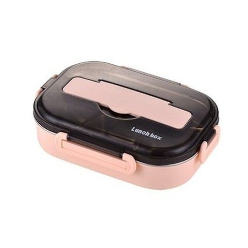 304 Stainless-Steel Lunch Box Bento Box Soup Bowl with Spoon and Chopsticks Lunch Container Food Storage Box