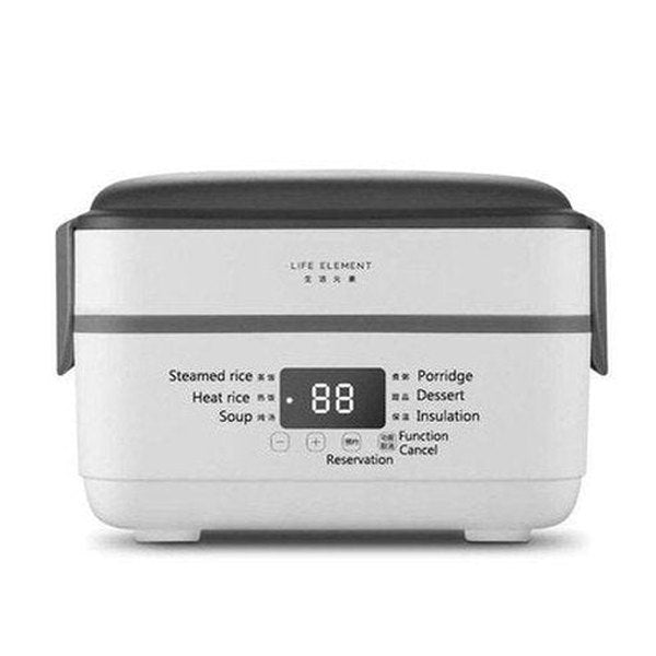 Electric Lunch Box Lunch Boxes & Totes White Double Layer Electric Lunch Box · Dondepiso