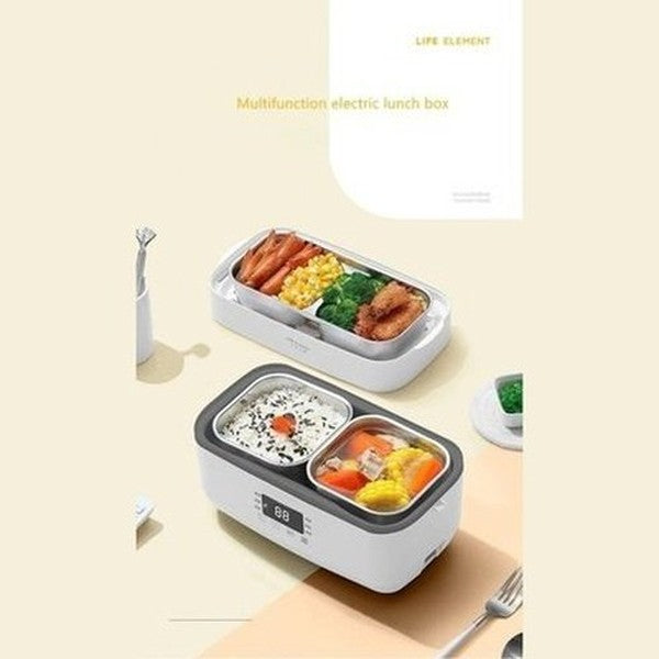 Electric Lunch Box Lunch Boxes & Totes White Double Layer Electric Lunch Box · Dondepiso