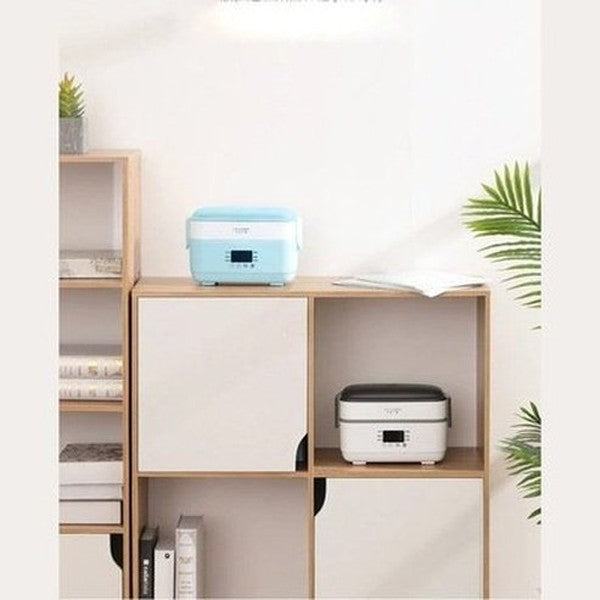 Electric Lunch Box Lunch Boxes & Totes White Double Layer Electric Lunch Box · Dondepiso