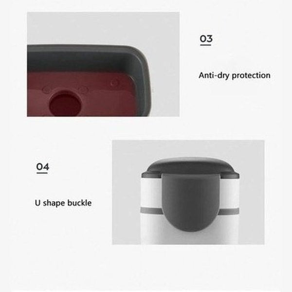 Electric Lunch Box Lunch Boxes & Totes White Double Layer Electric Lunch Box · Dondepiso