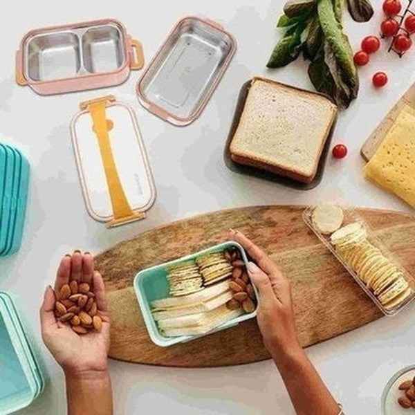 Box Lunch Bento Lunch Boxes & Totes Pink Double Layer School Bento Lunch Box · Dondepiso