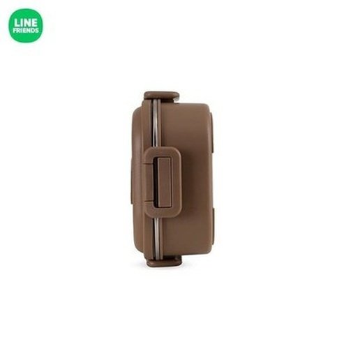 LINE FRIENDS Lunch Box Lunch Boxes & Totes Brown LINE FRIENDS Cartoon Brown Bento Box Set – Dondepiso