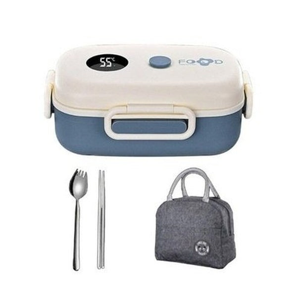 Retro Lunch Box Lunch Boxes & Totes Blue Thermal Insulated Retro Lunch Box · Dondepiso