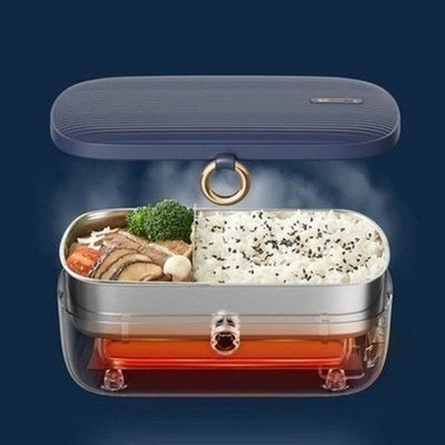 Steel Electric Lunch Box Lunch Boxes & Totes Thermal Insulation Steel Electric Lunch Box - Dondepiso
