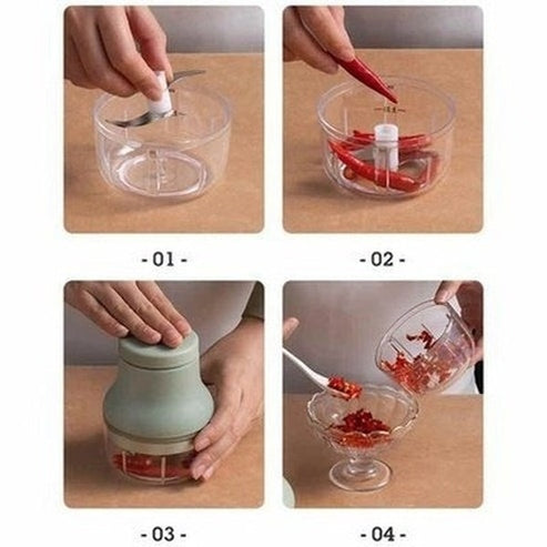 Mini Electric Garlic Masher Mashers Steel Mini Electric Manual Garlic Masher – Dondepiso