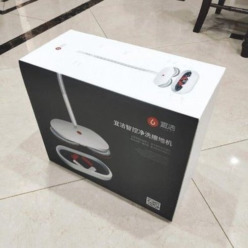 Smart Cleaning Mop Mops White Dual Wireless Smart Spinning Pulverization Mop · Dondepiso