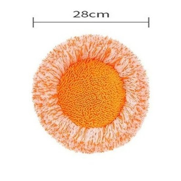 Dust Mop Wet & Dry Floor Cleaning Microfiber Height Rotating Washable Mops Pad Replacement Spin for Car Wash Round Cleaning Tools