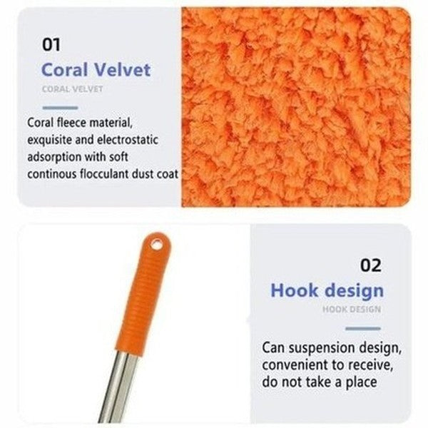 Dust Mop Wet & Dry Floor Cleaning Microfiber Height Rotating Washable Mops Pad Replacement Spin for Car Wash Round Cleaning Tools