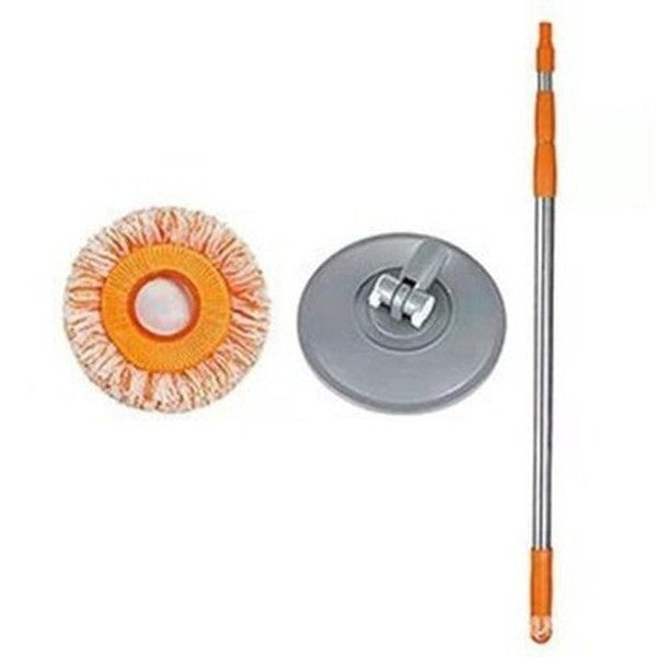 Dust Mop Wet & Dry Floor Cleaning Microfiber Height Rotating Washable Mops Pad Replacement Spin for Car Wash Round Cleaning Tools