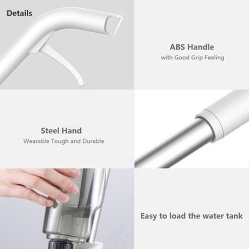 Water Spray Mop Mops White YOUPIN DEERMA · Mop water spray floor cleaning · Dondepiso