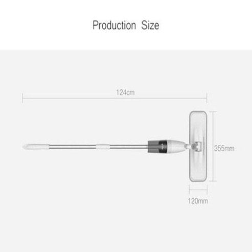 Water Spray Mop Mops White YOUPIN DEERMA · Mop water spray floor cleaning · Dondepiso