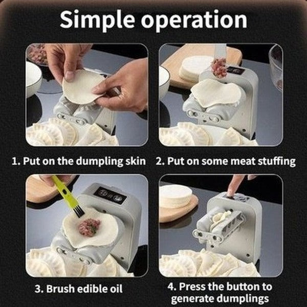 Automatic Electric Dumpling Maker Dumpling Mold Kitchen Accessories Auto Press Tool DIY Empanadas Ravioli Mold Home Gadget